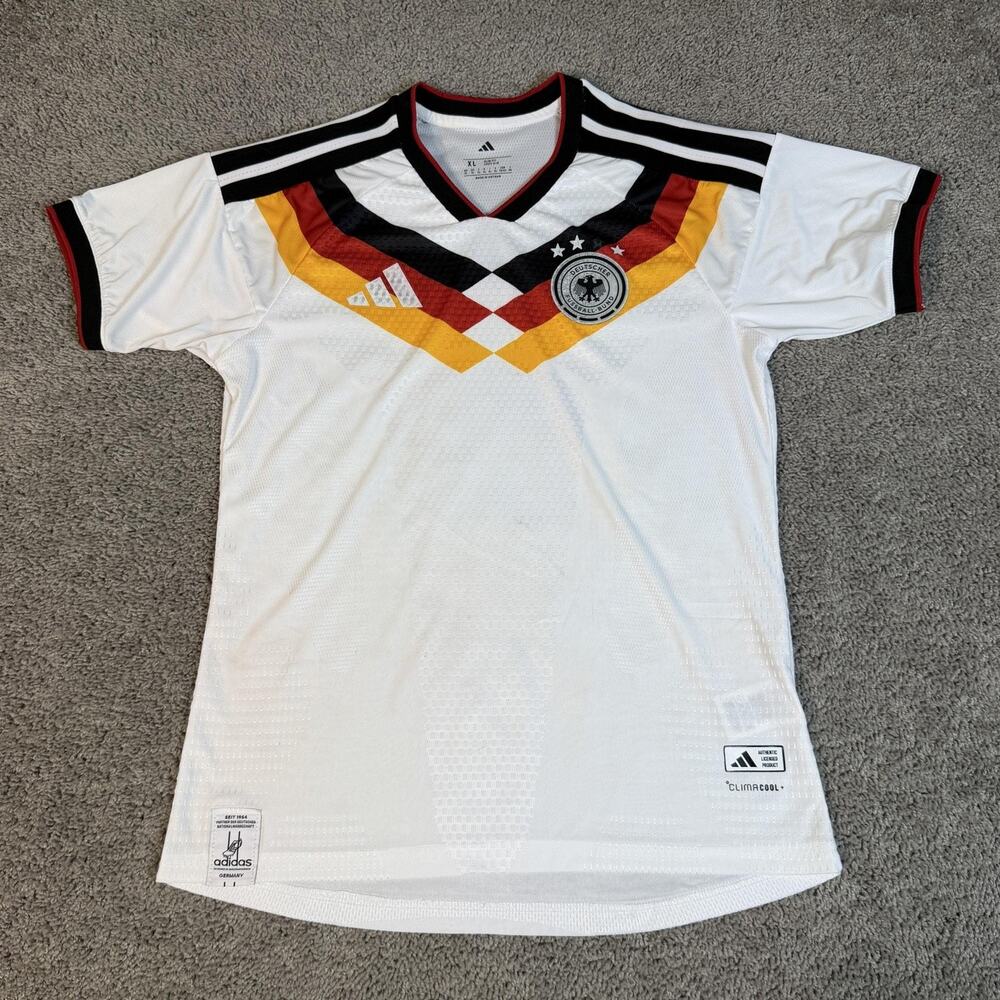 Germany National Team Jersey Mens XL White 2025/2026 Adidas Woltemade DFB Crest